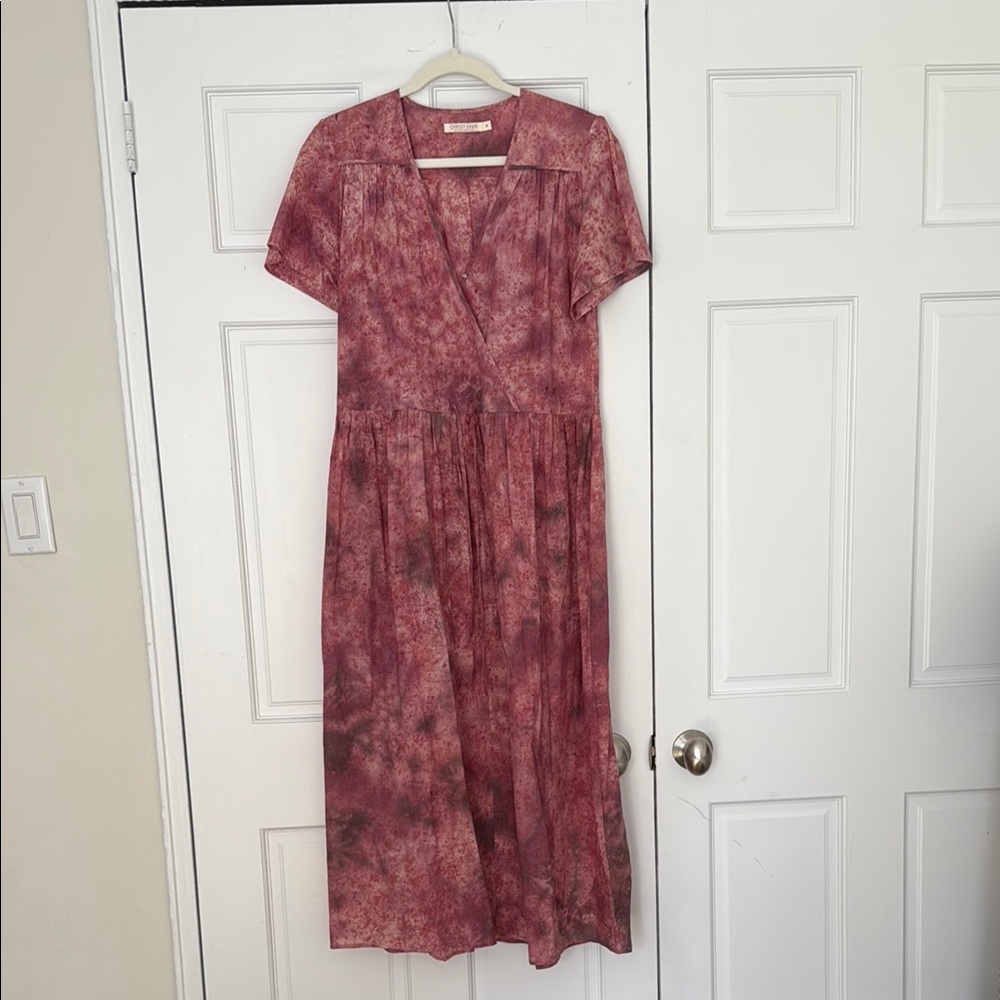 CHRISTY DAWN: Elegant Pink Tie-Dye Dress